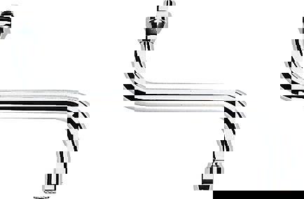 onderuitloop draaibaar chroom grohe