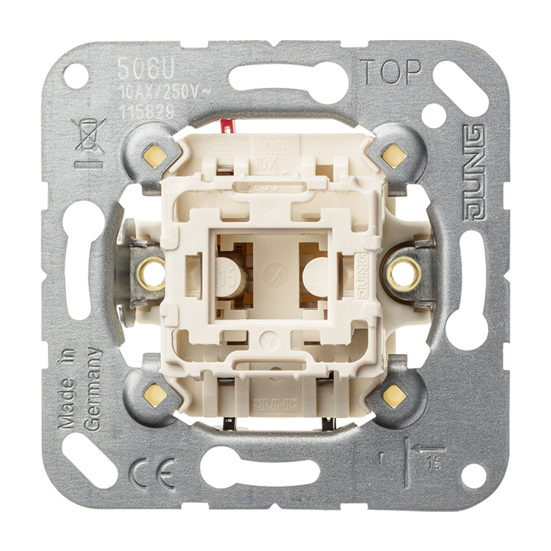 schakelaar wissel inbouw enkel jung