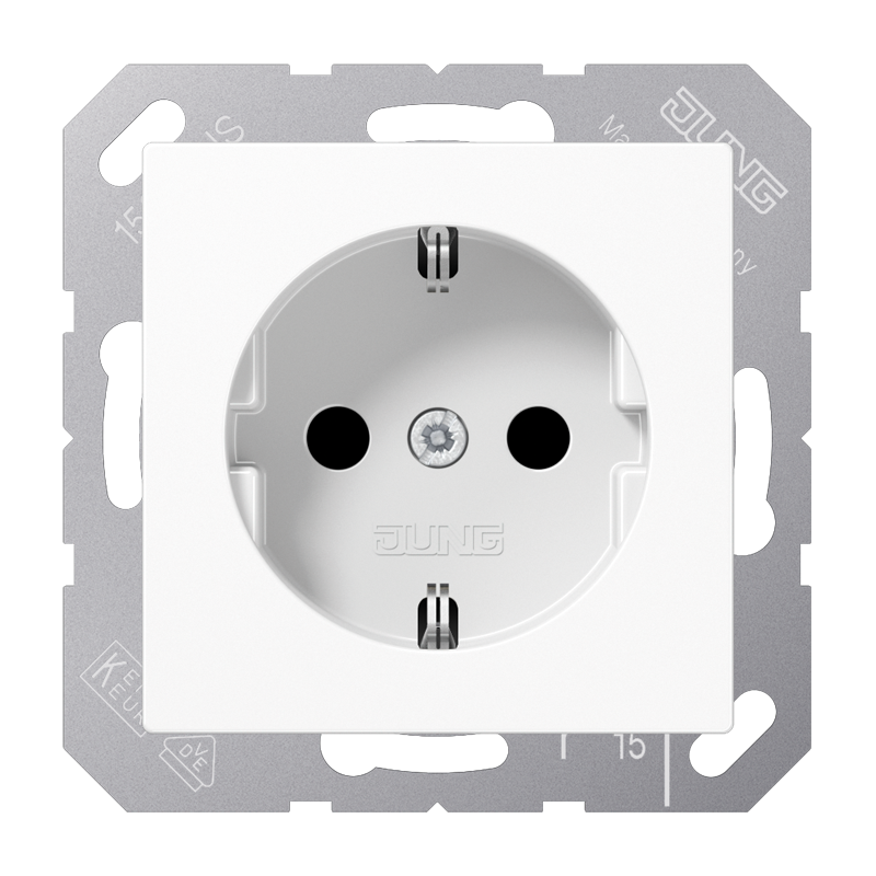 wandcontactdoos inbouw enkel jung