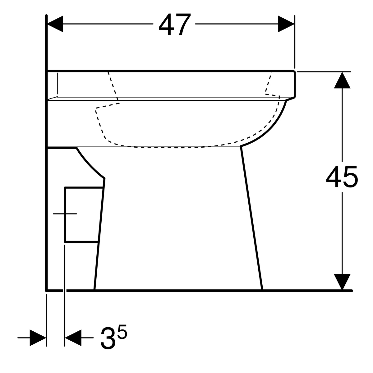 closetpot keramisch geberit