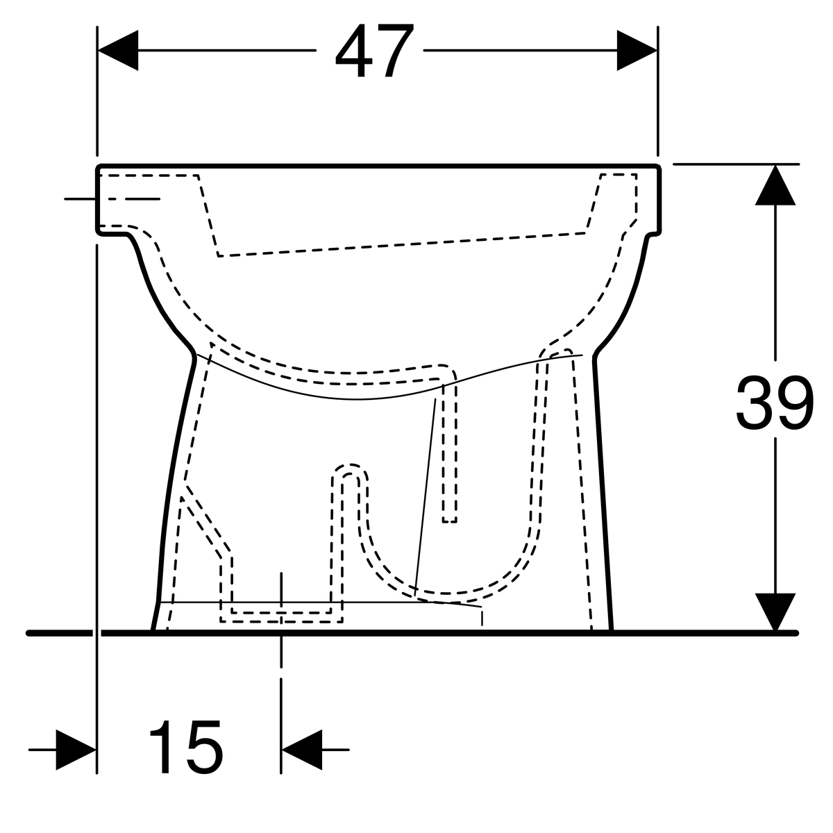 closetpot keramisch geberit