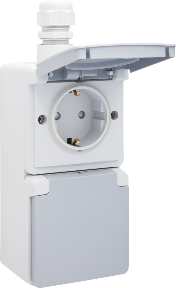 wandcontactdoos opbouw dubbel niko hydro