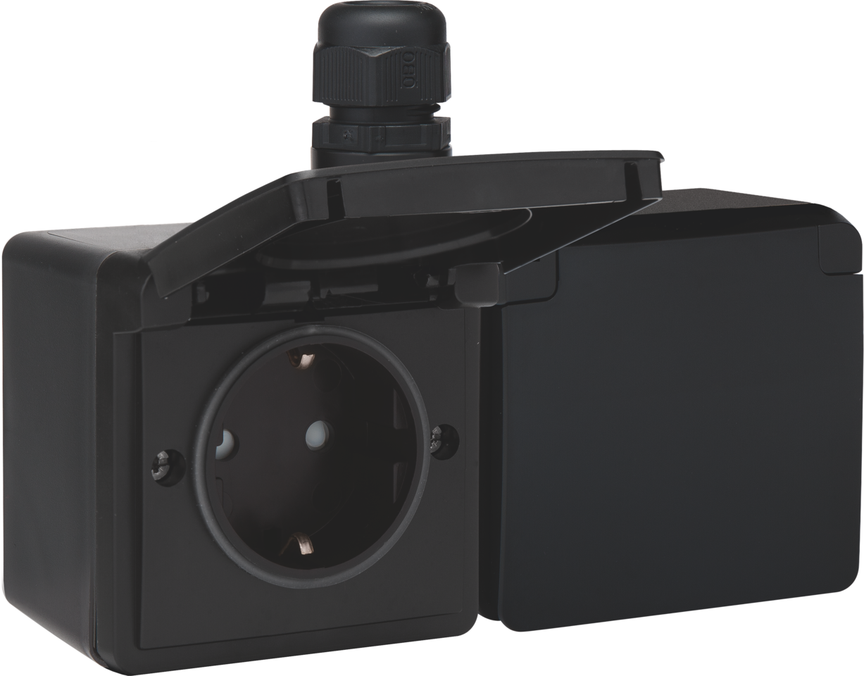 wandcontactdoos opbouw dubbel niko hydro