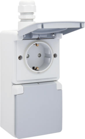 wandcontactdoos opbouw dubbel niko hydro