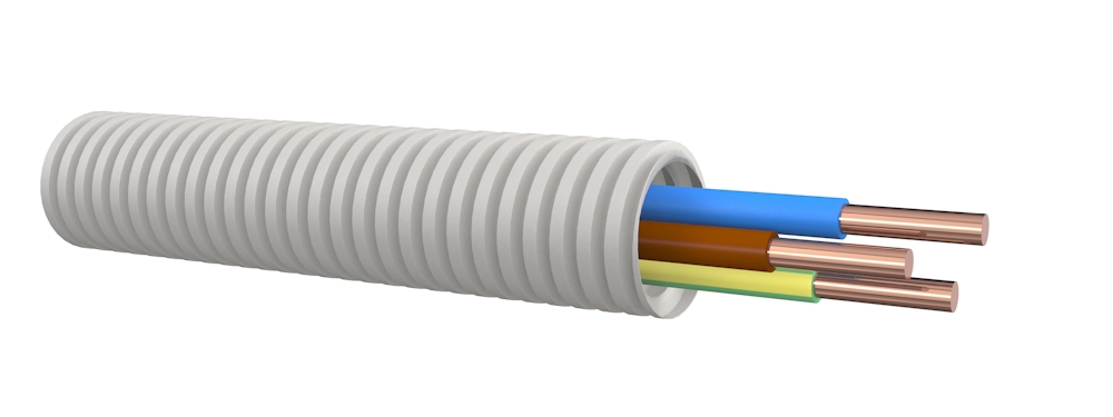 installatiebuis pvc flexibel bedraad