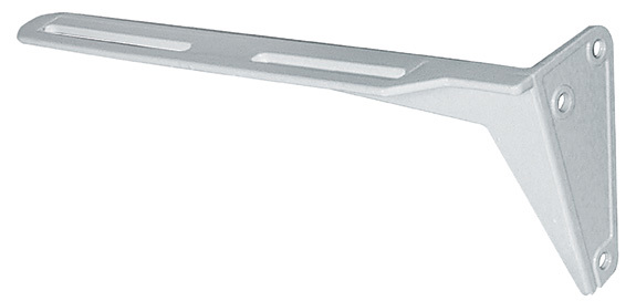 Wastafelconsole Aluminium Defa - 240MM WIT SET à 2 STUKS