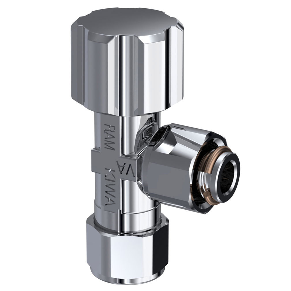 Hoekstopkraan Chroom Raminex - 3/8'' X 12MM KNEL