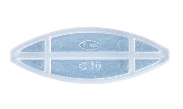 Verbindingsplaat Transparant Lamello - C10 53X19X4MM
