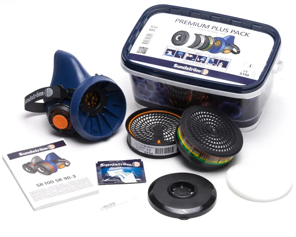 halfgelaatsmasker siliconen sundström