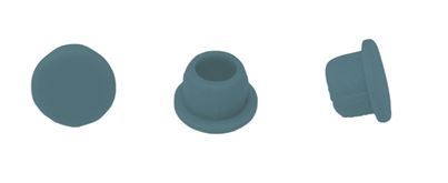 Afdekkappen Lamello - CLAMEX BLAUWGRIJS RAL 7031 90°