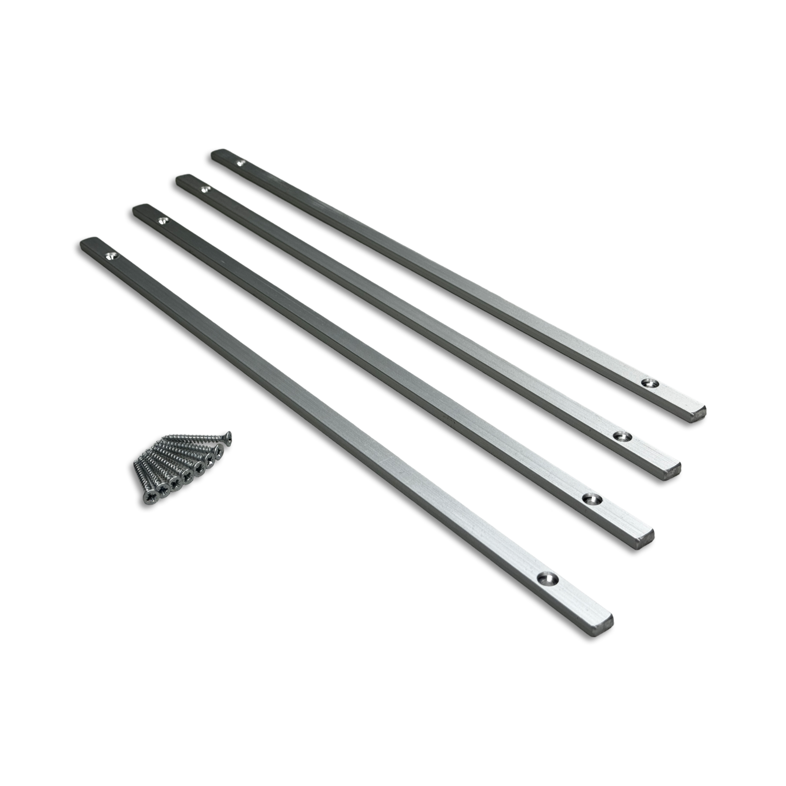 Kadervulling Aluminium Riens - 376X10X5MM SET à 4 STUKS