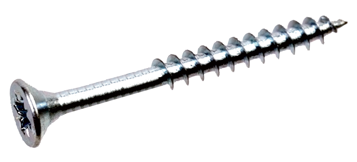 Spaanplaatschroef Verzinkt Basicpro - 4.5X 70MM PK PZ2