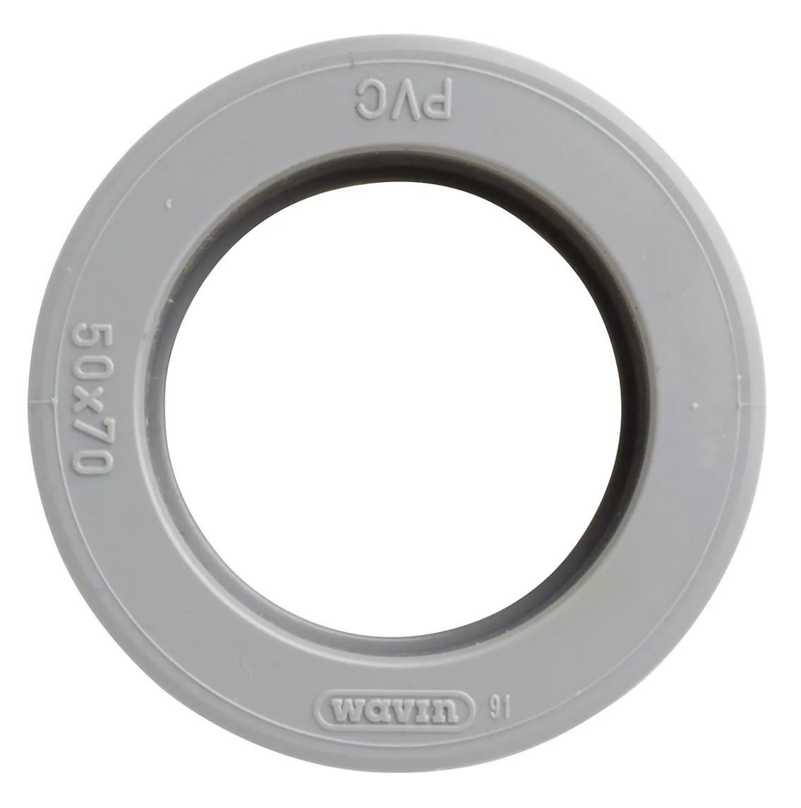 Verloopring Centrisch Pvc Grijs Rwa -  50X 70MM