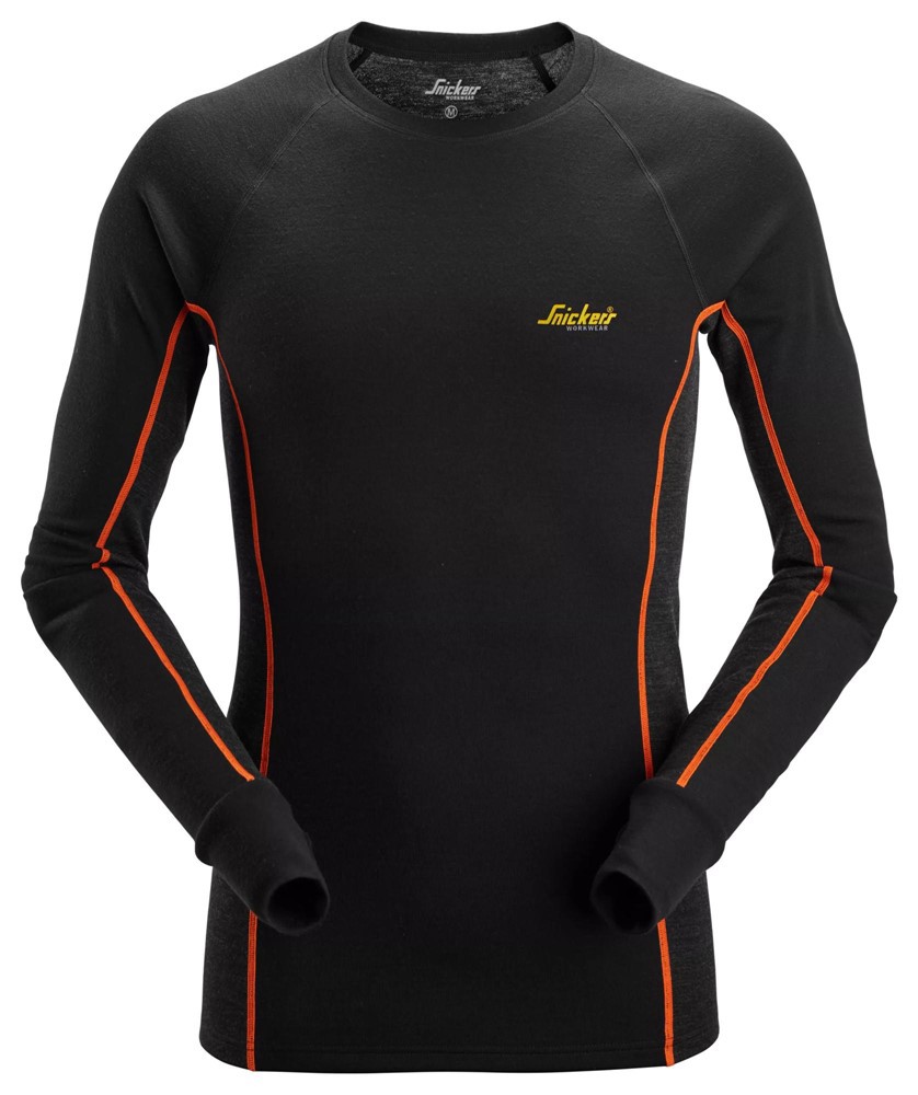 Shirt Merino Snickers - 9480 ZWART/GRIJS XXL