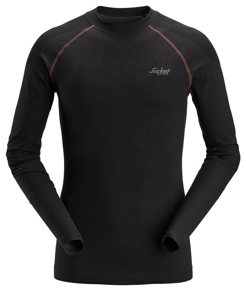 Shirt Thermo Snickers - 9483 ZWART S
