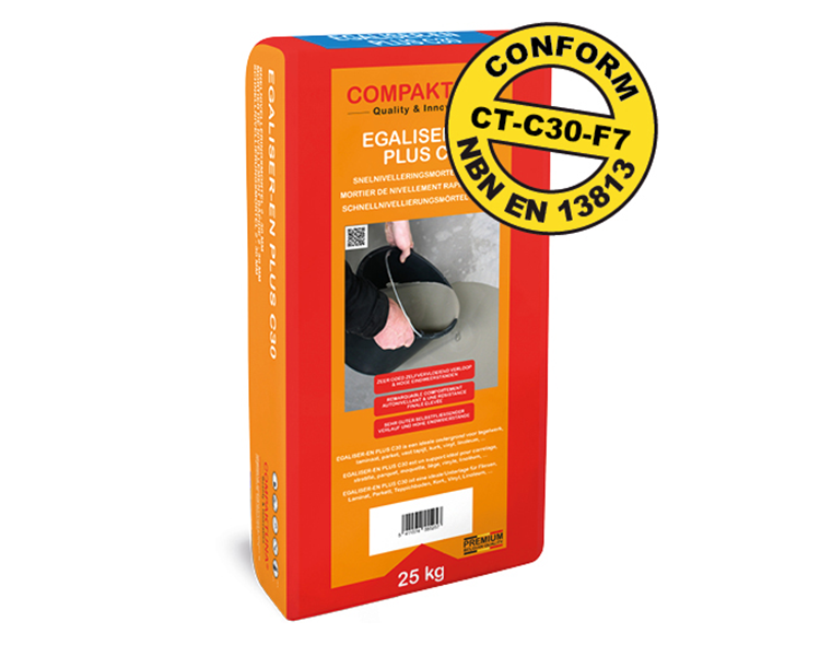 egalisatiemortel compaktuna