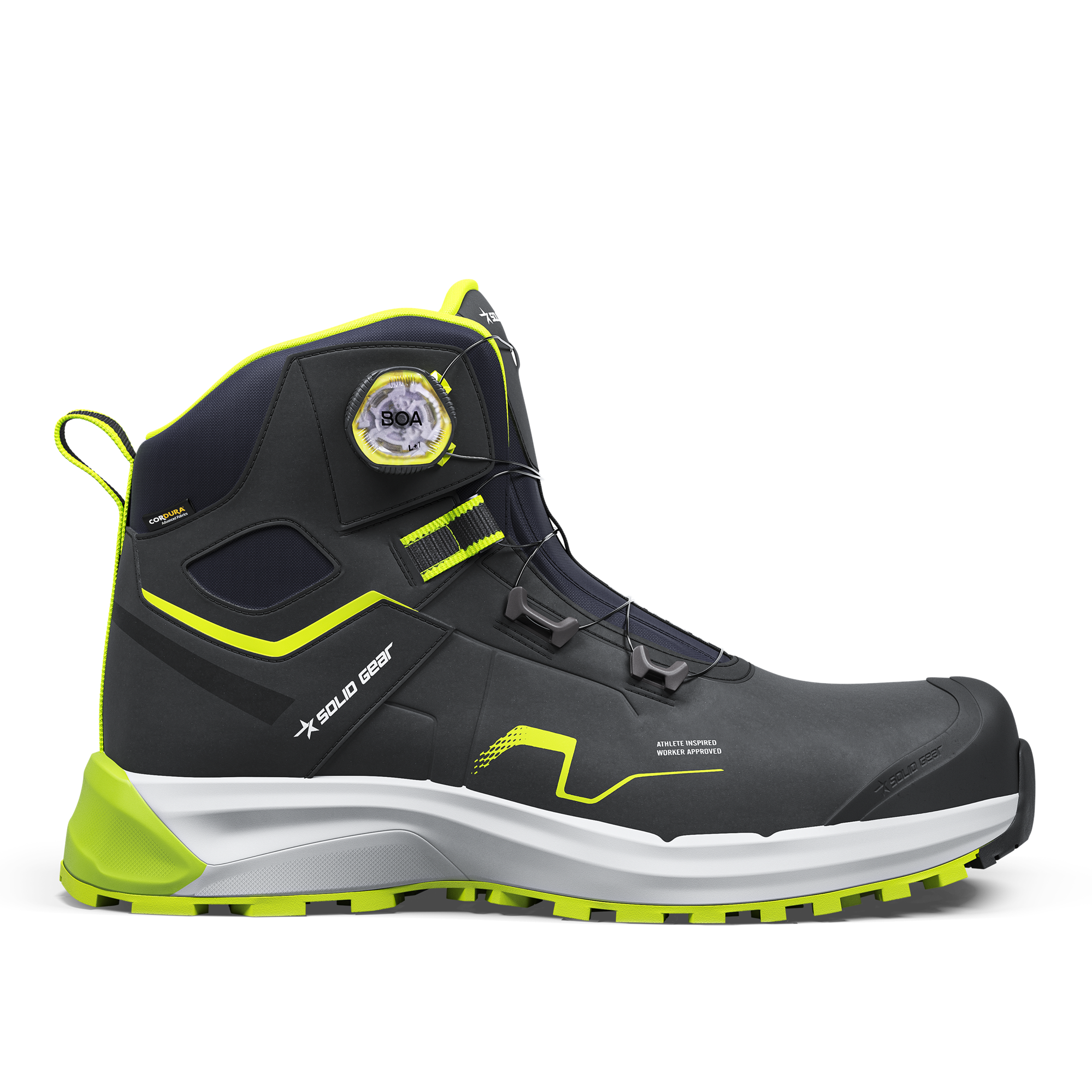 Veiligheidsschoenen Solid Gear - SONAR MID GREEN MT 41 S3S