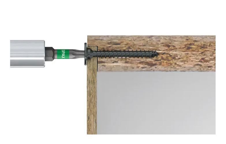 achterwandschroef zwart spax-4