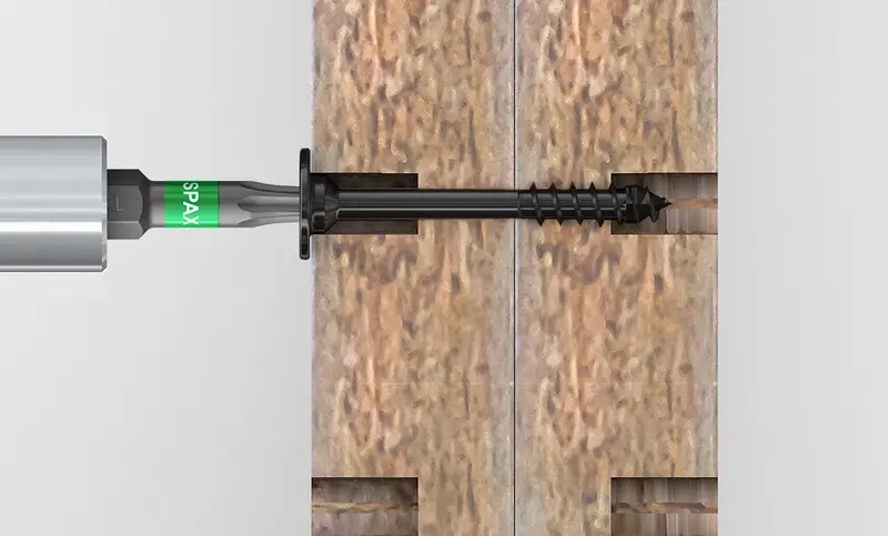 corpusschroef zwart spax-4