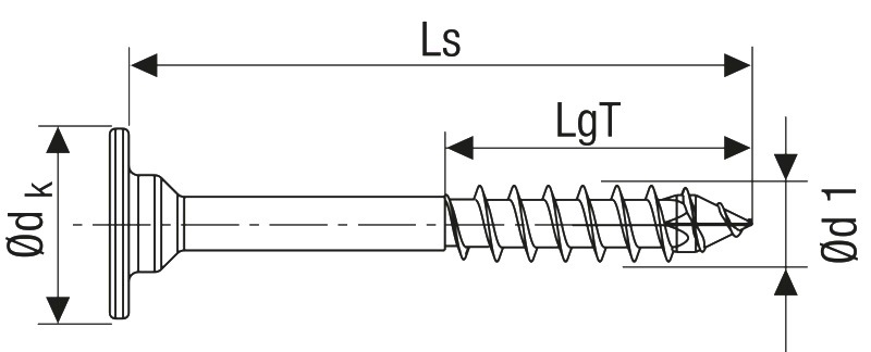 corpusschroef zwart spax-5