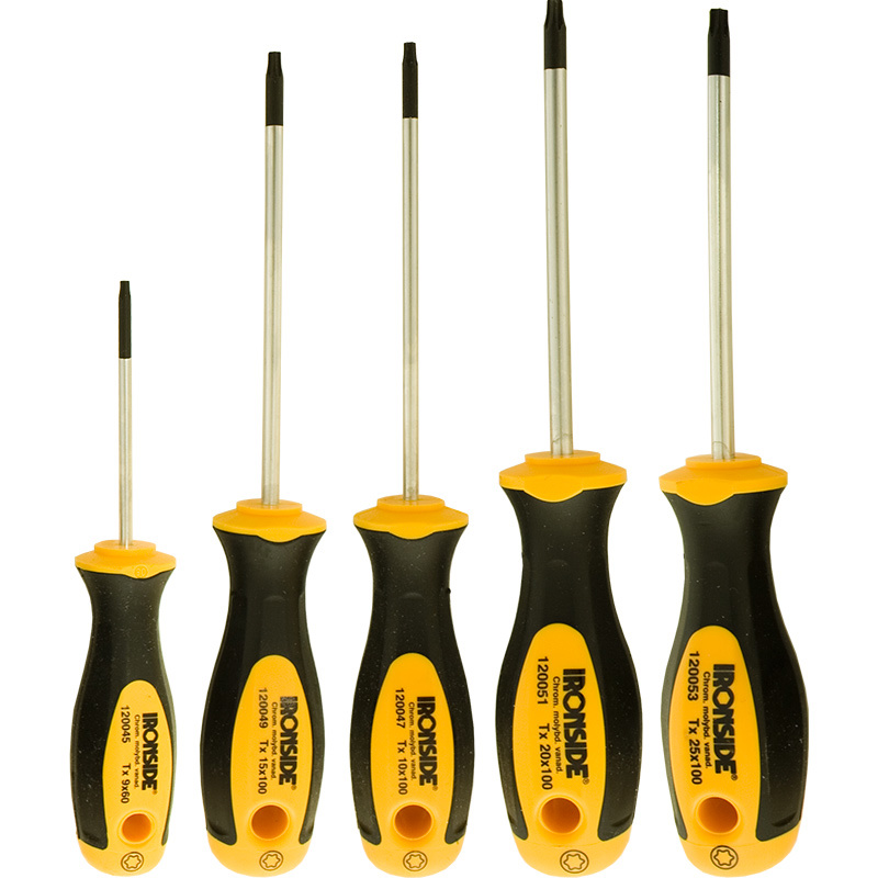 Schroevendraaierset Ironside - 5-DELIG TORX9/10/15/20/25