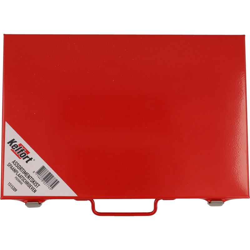 assortimentskoffer metaal rood kelfort-7