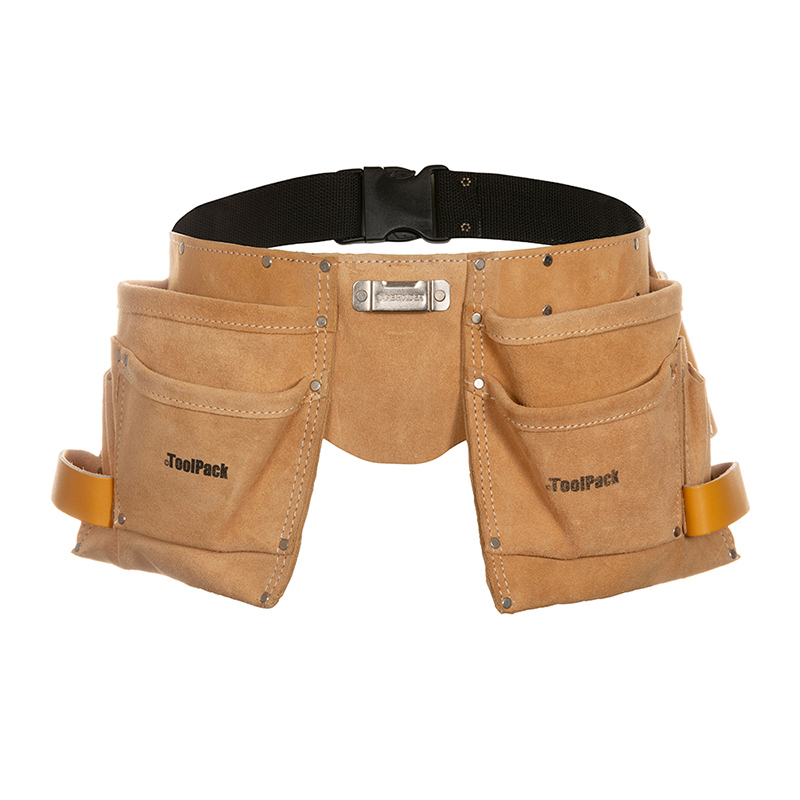Gereedschapsgordel Leder Suede Toolpack - SUPERIOR DUBBEL