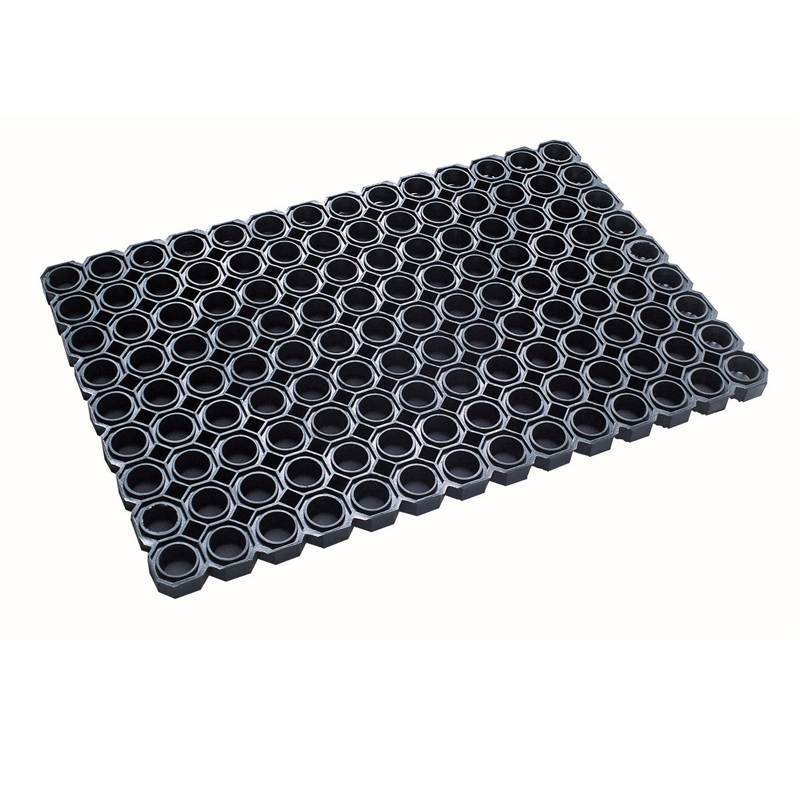 Buitenmat Zwart Rubber - 350 DOMINO 1000X1500X22MM