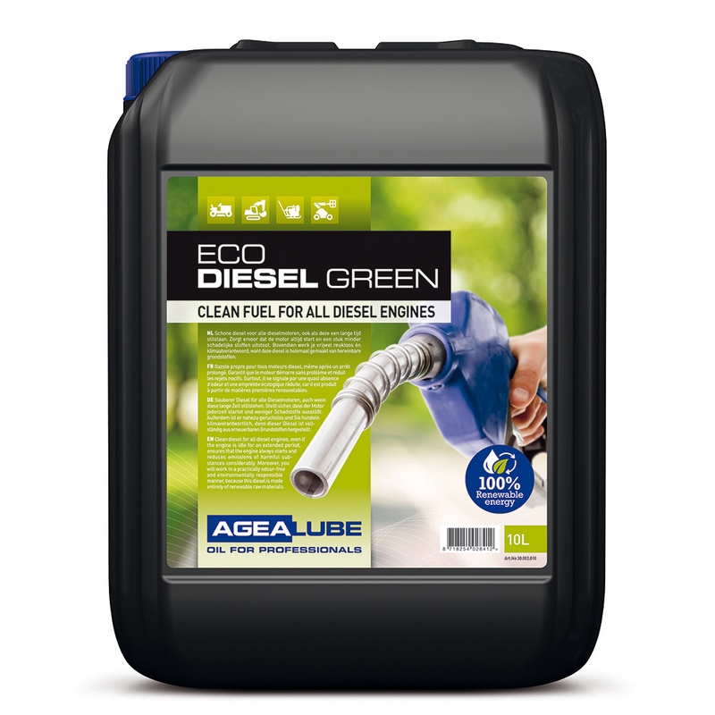 Brandstof Agealube Eco Diesel - 10L ECO DIESEL GREEN