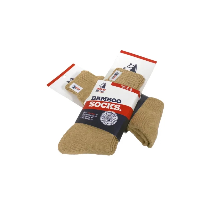 sokken steel blue bamboo