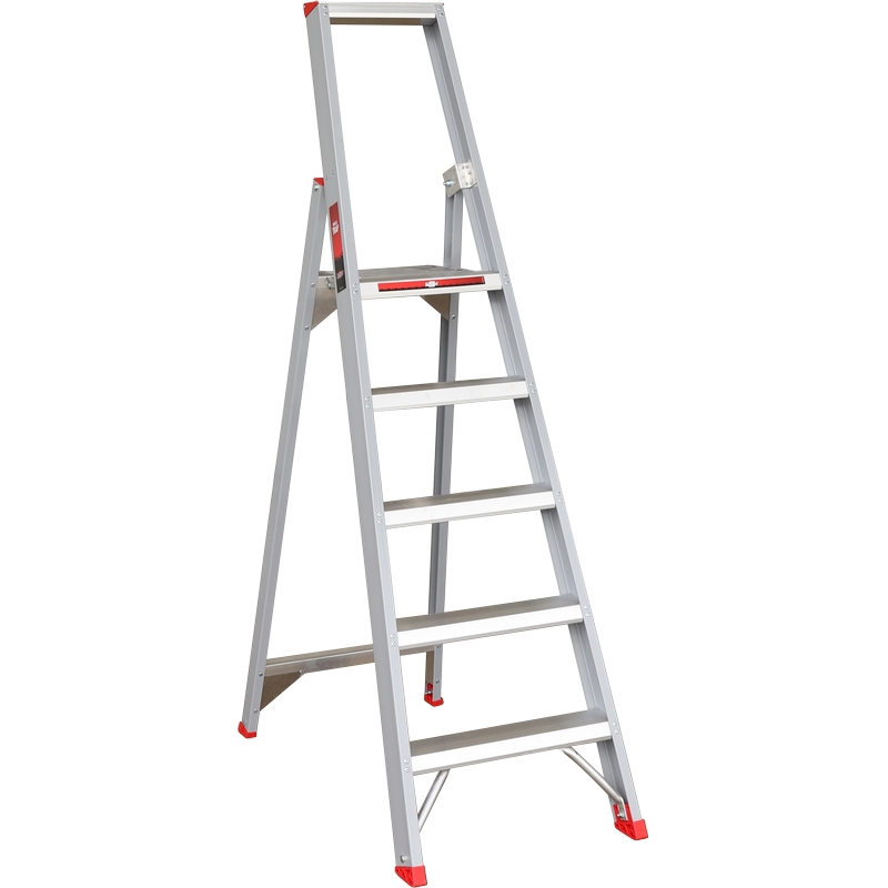 Plateautrap Aluminium Ongecoat Kelfort - ROLLO 1X 5 TREDEN