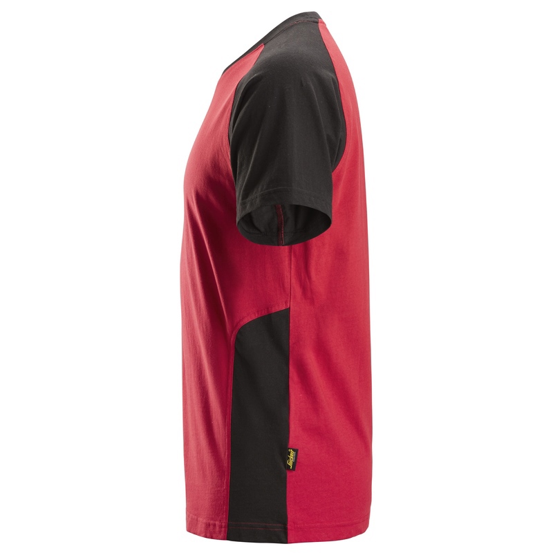 T-shirt classic tweekleurig snickers-3