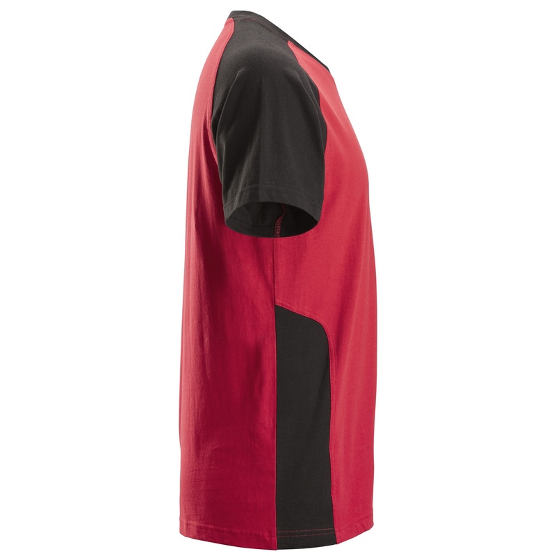 T-shirt classic tweekleurig snickers-4