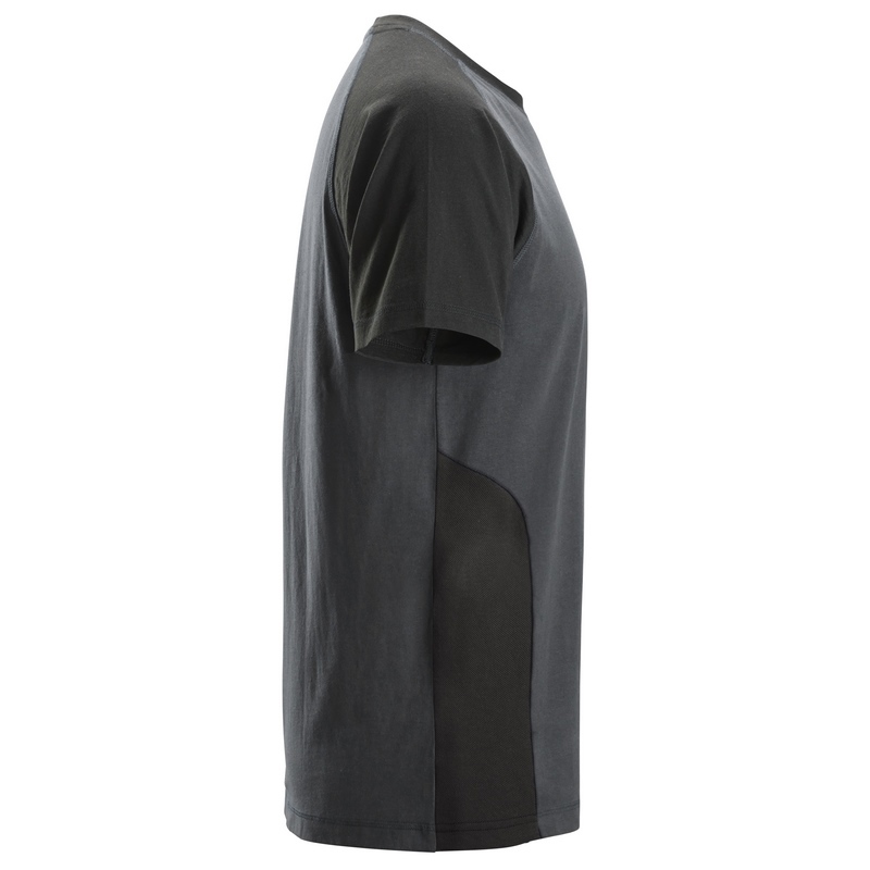 T-shirt classic tweekleurig snickers-4