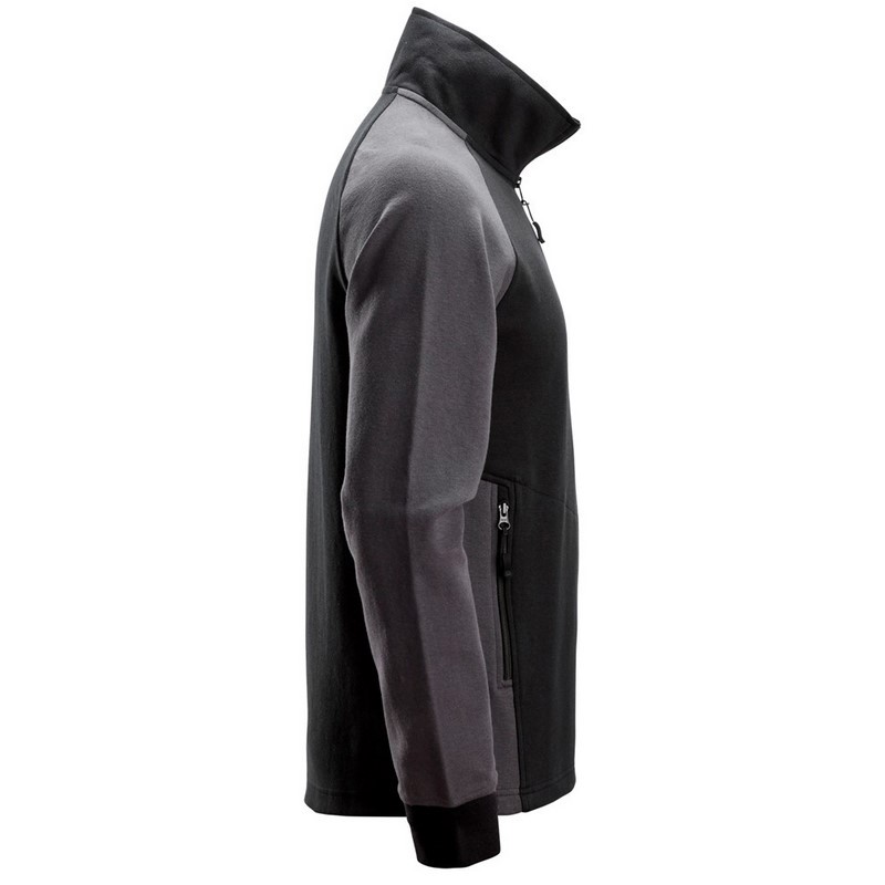 sweatshirt 1/2 zip tweekleurig snickers-4