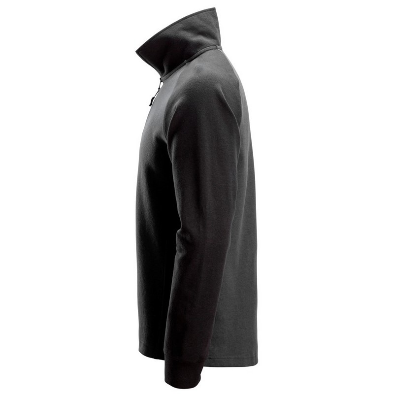 sweatshirt 1/2 zip tweekleurig snickers-3