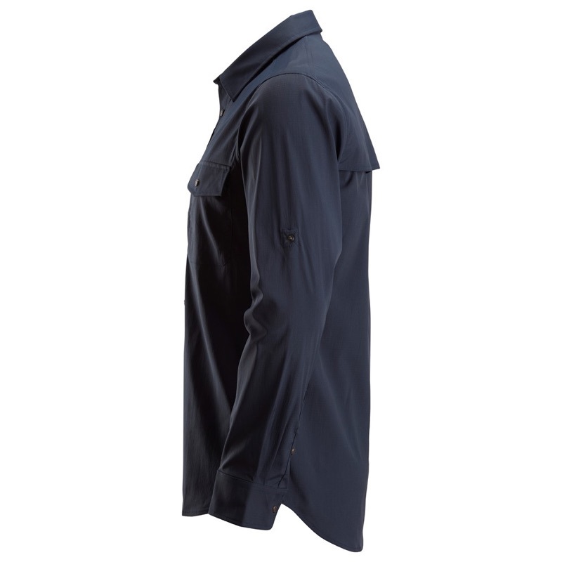 shirt lange mouwen litework snickers-3