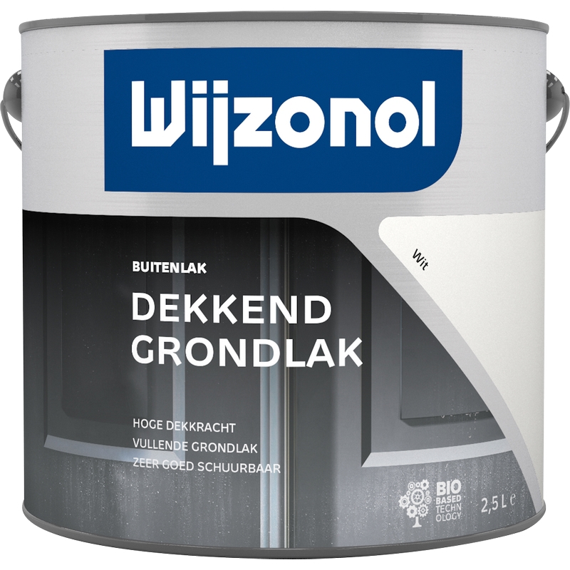 Grondlak Dekkend Wit Wijzonol - T10 2500ML
