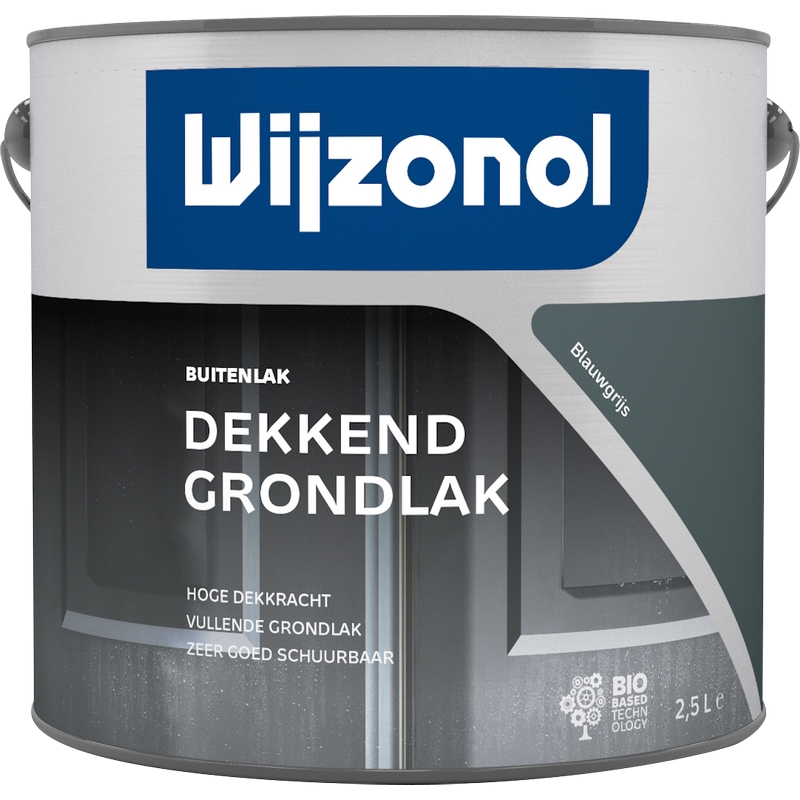 Grondlak Dekkend Blauw/Grijs Wijzonol - T55 2500ML
