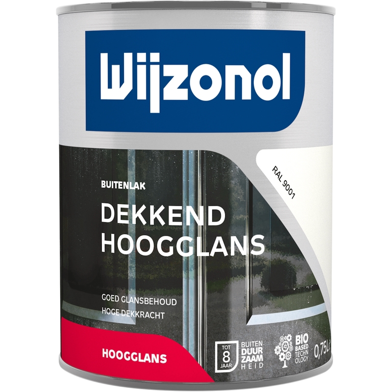 buitenverf hoogglans crème wit