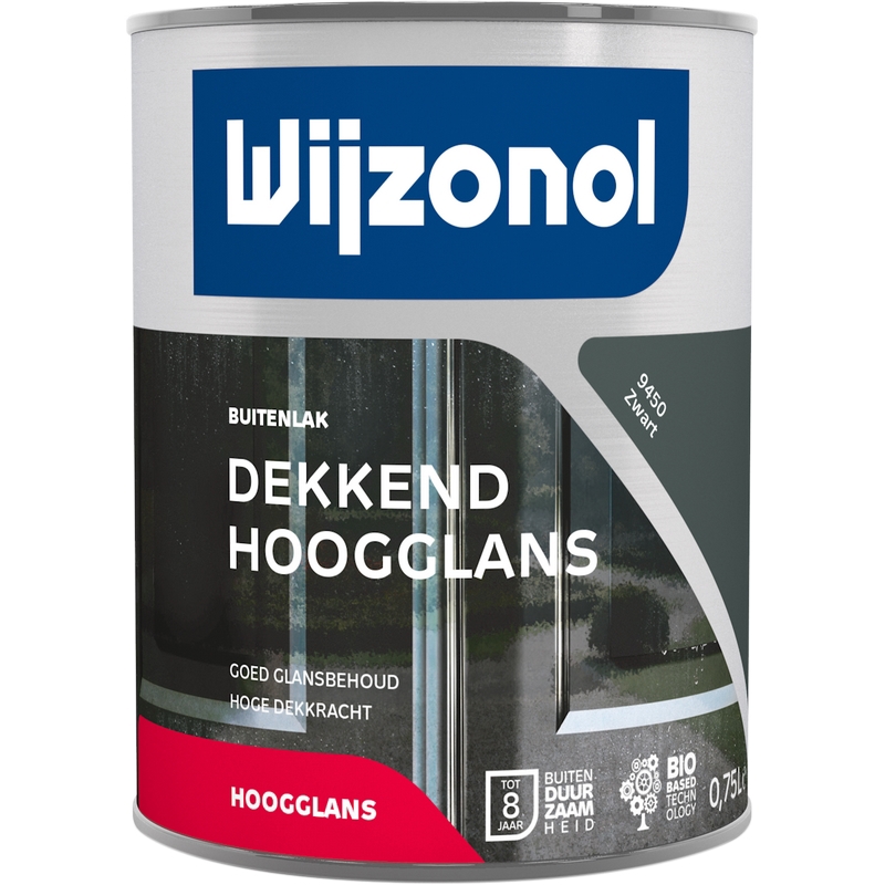 buitenverf hoogglans zwart