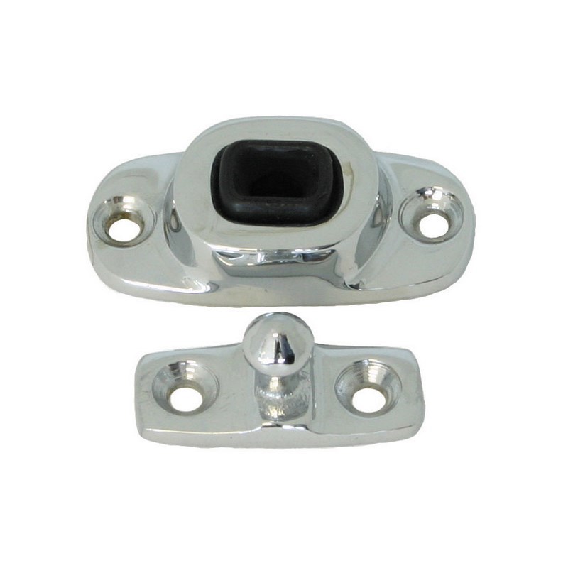 deurvastzetter messing verchroomd