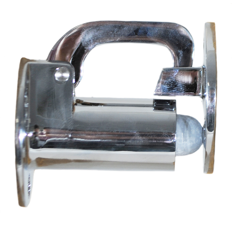 deurvastzetter messing verchroomd