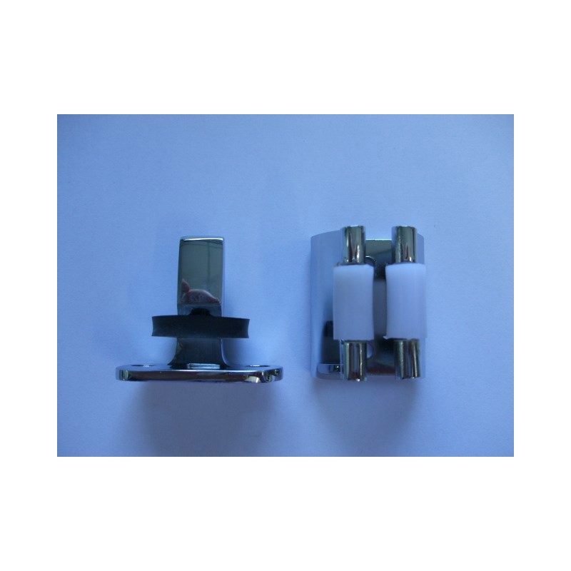 Deurklem Messing Verchroomd - 40MM