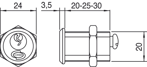 automatencilinder corbin-3