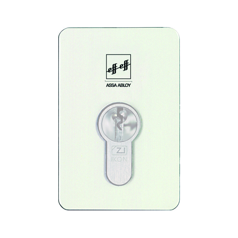 profielcilinderrozet wit effeff