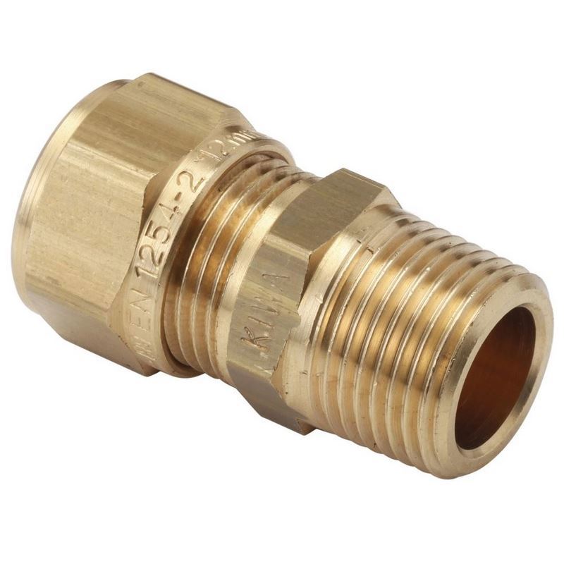 knel puntstuk messing