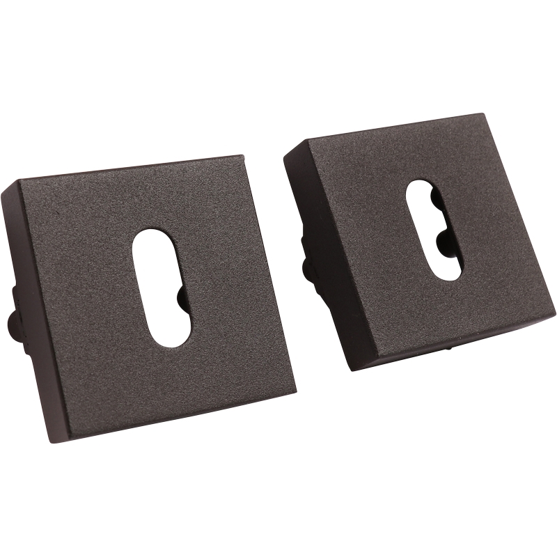 Sleutelgatrozet Rvs A2 Mat Zwart Oxloc - 52X52X11MM KLASSE 2