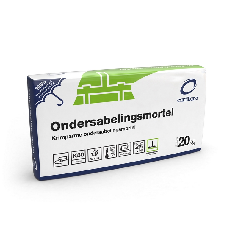 stel- en ondersabelingsmortel cantillana