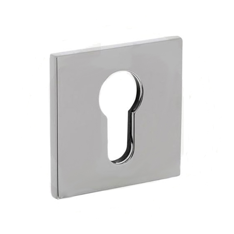 profielcilinderrozet chroom mat